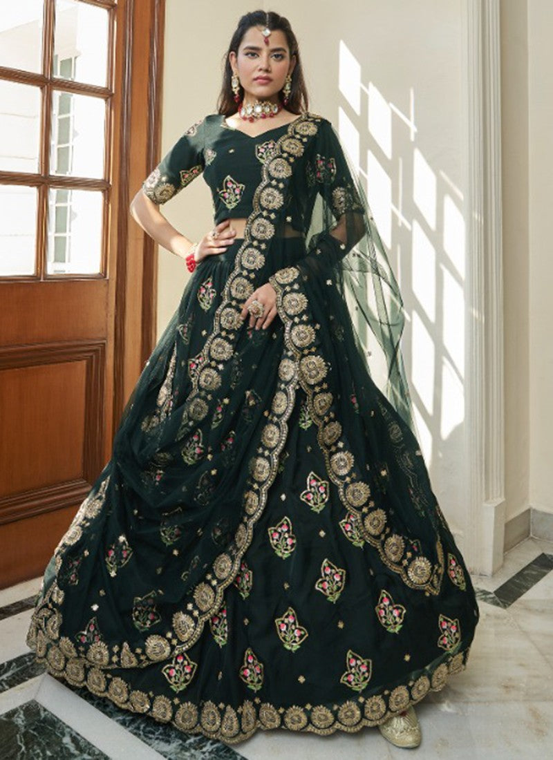 Pure Organza Designer Lehenga Choli - Sakhi Fashions