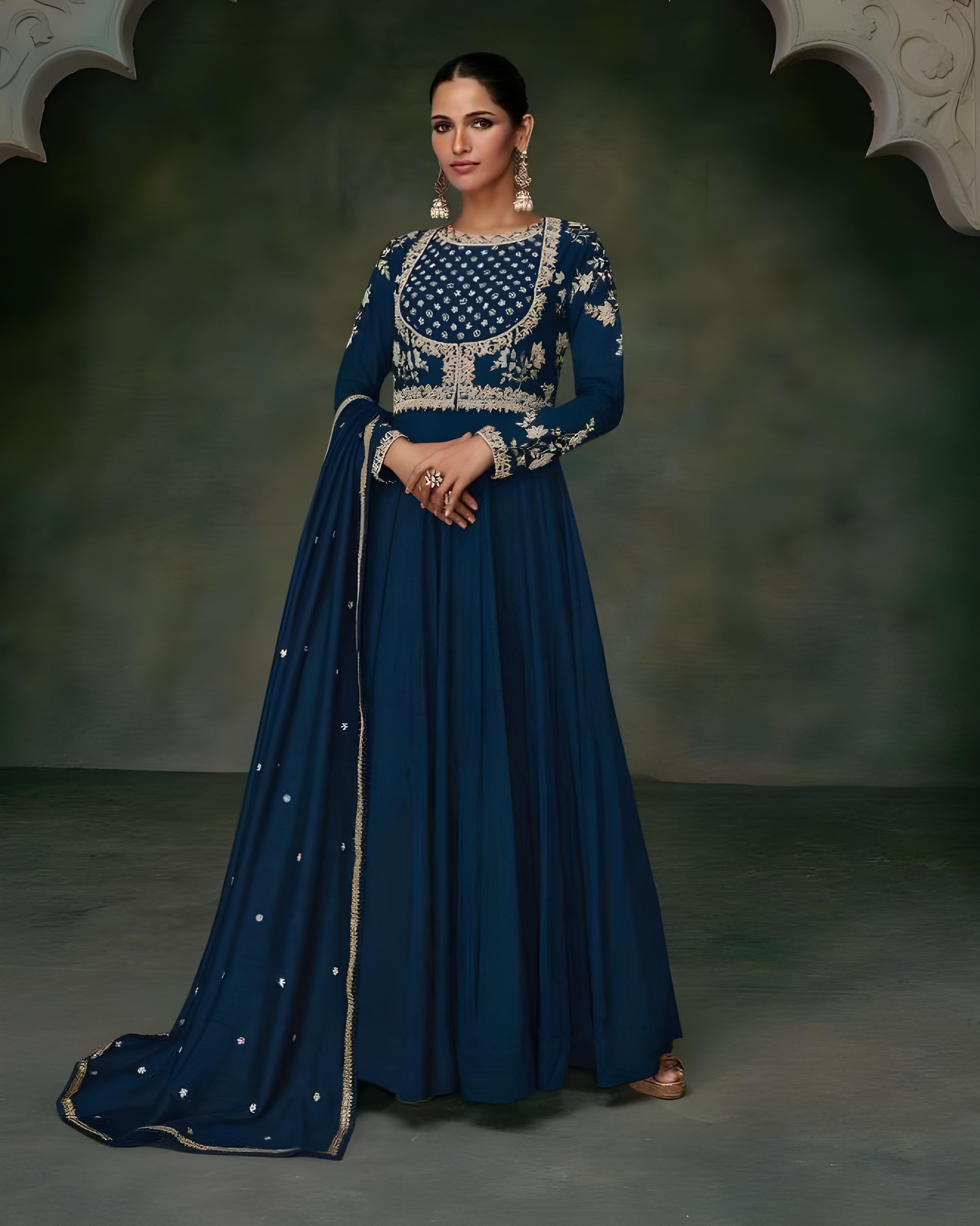 Premium Silk Traditional Anarkali Suits