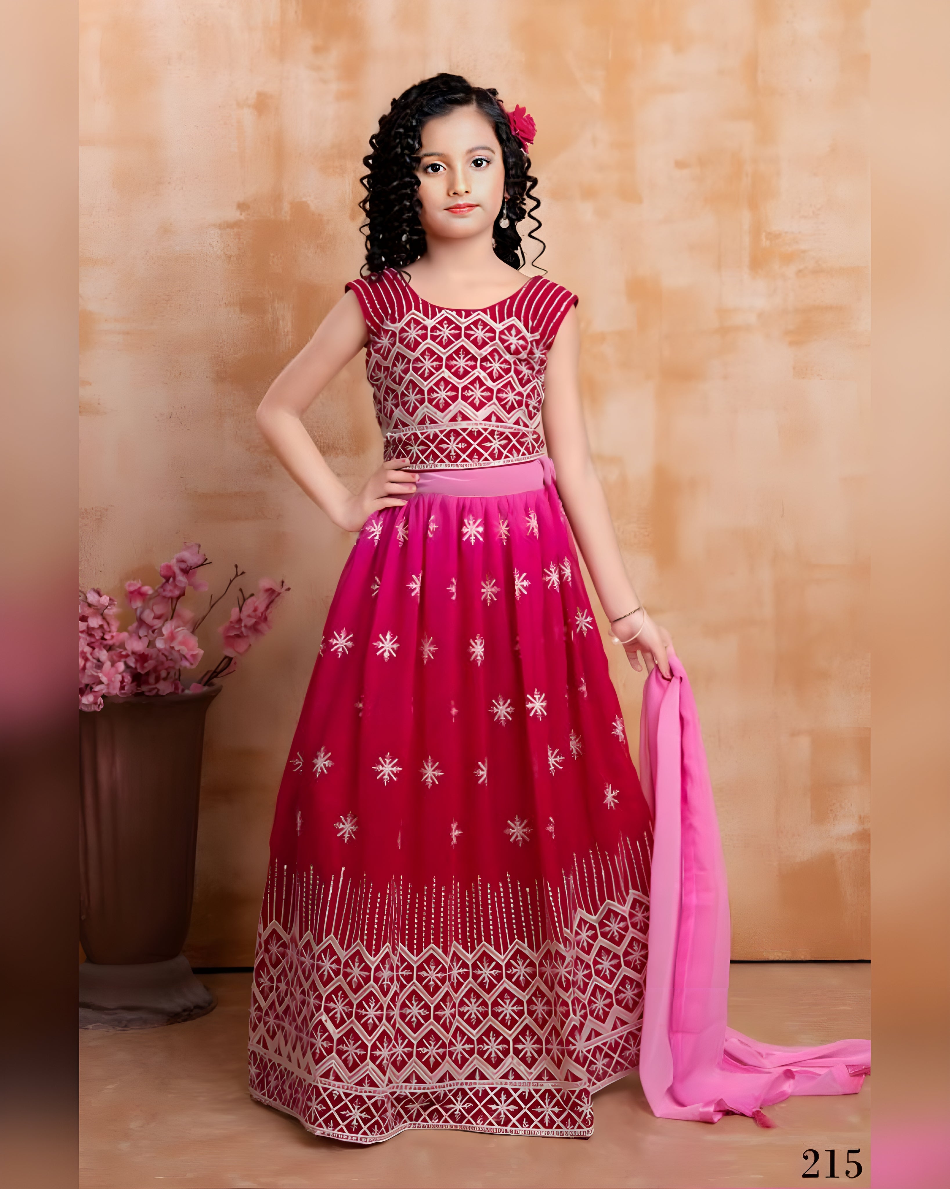 Soft Chinon Girls Lehenga Choli - Sakhi Fashions