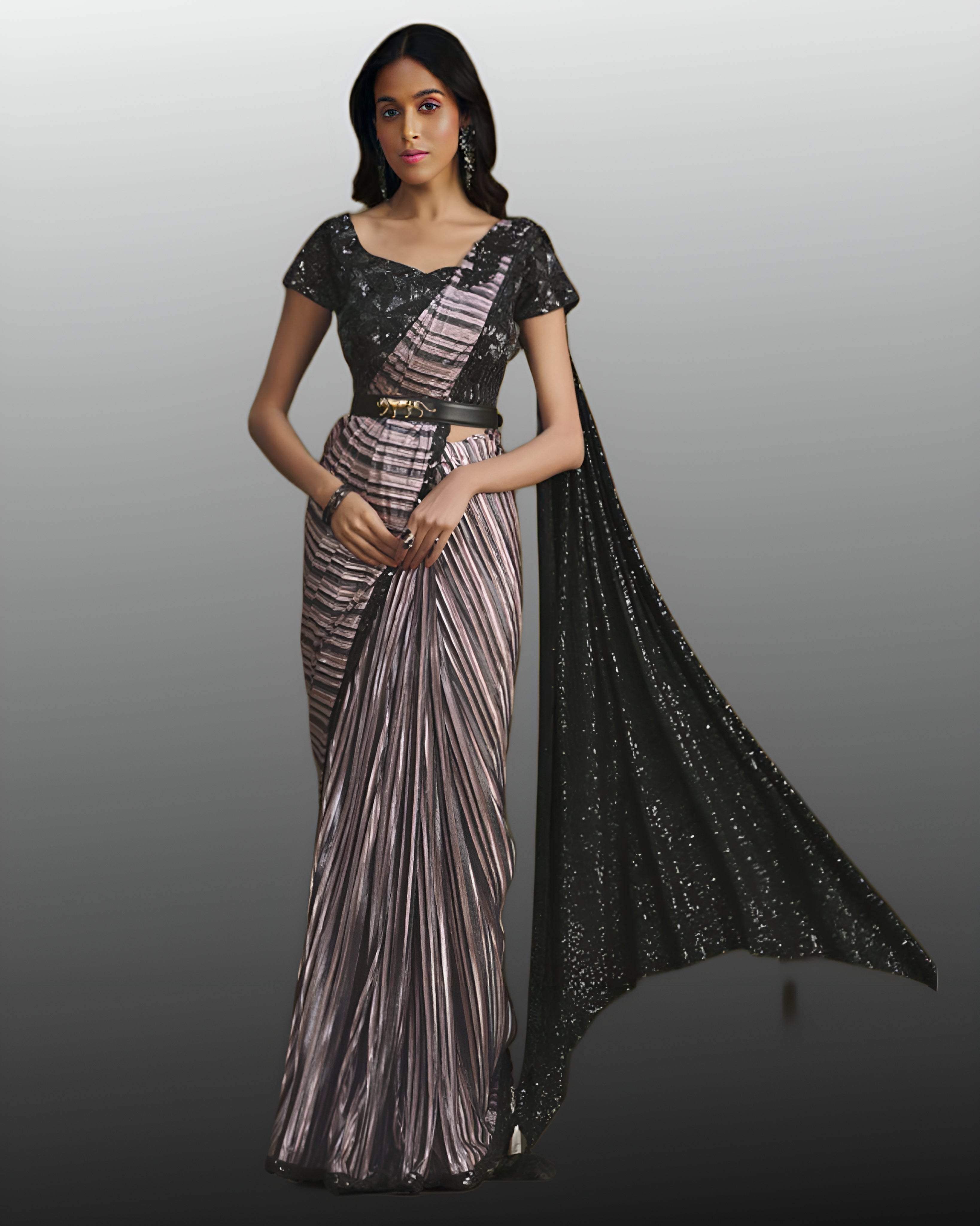 Fancy Designer Ready To Wear Saree - Sakhi Fashions
