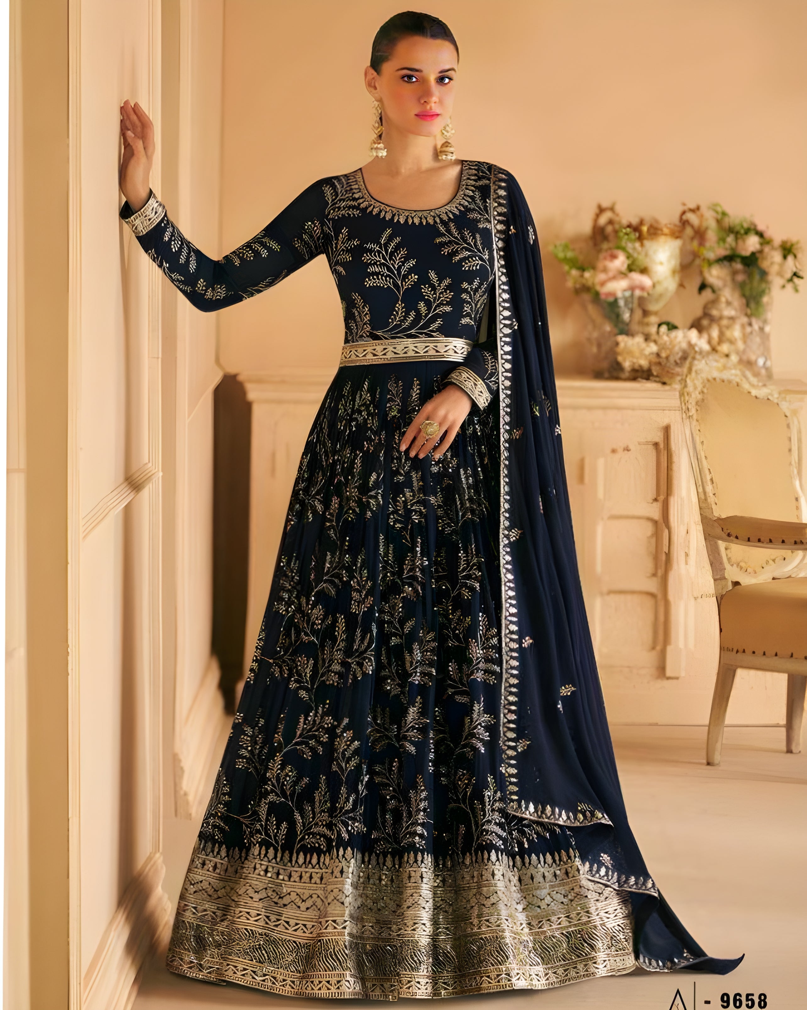 Designer Gown - Sakhi Fashions