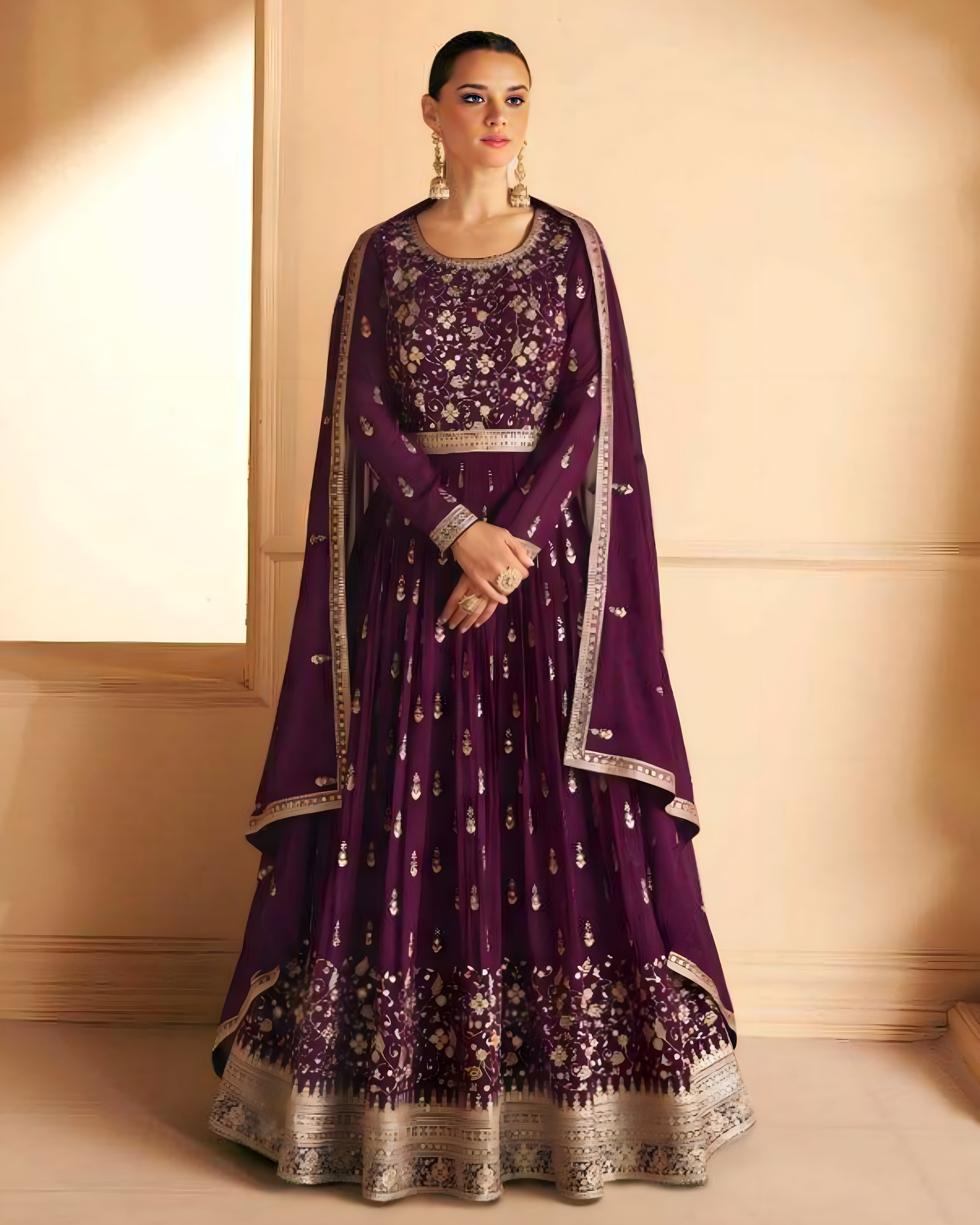 Anarkali Gown - Sakhi Fashions