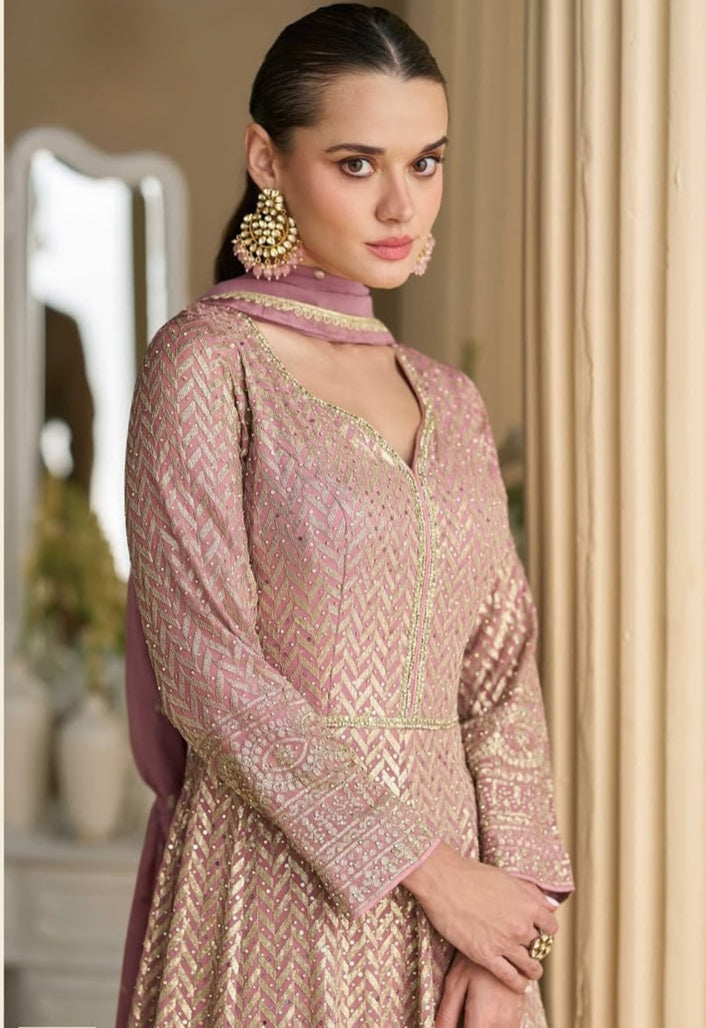 Heavy Embroidered Designer Anarkali Suits