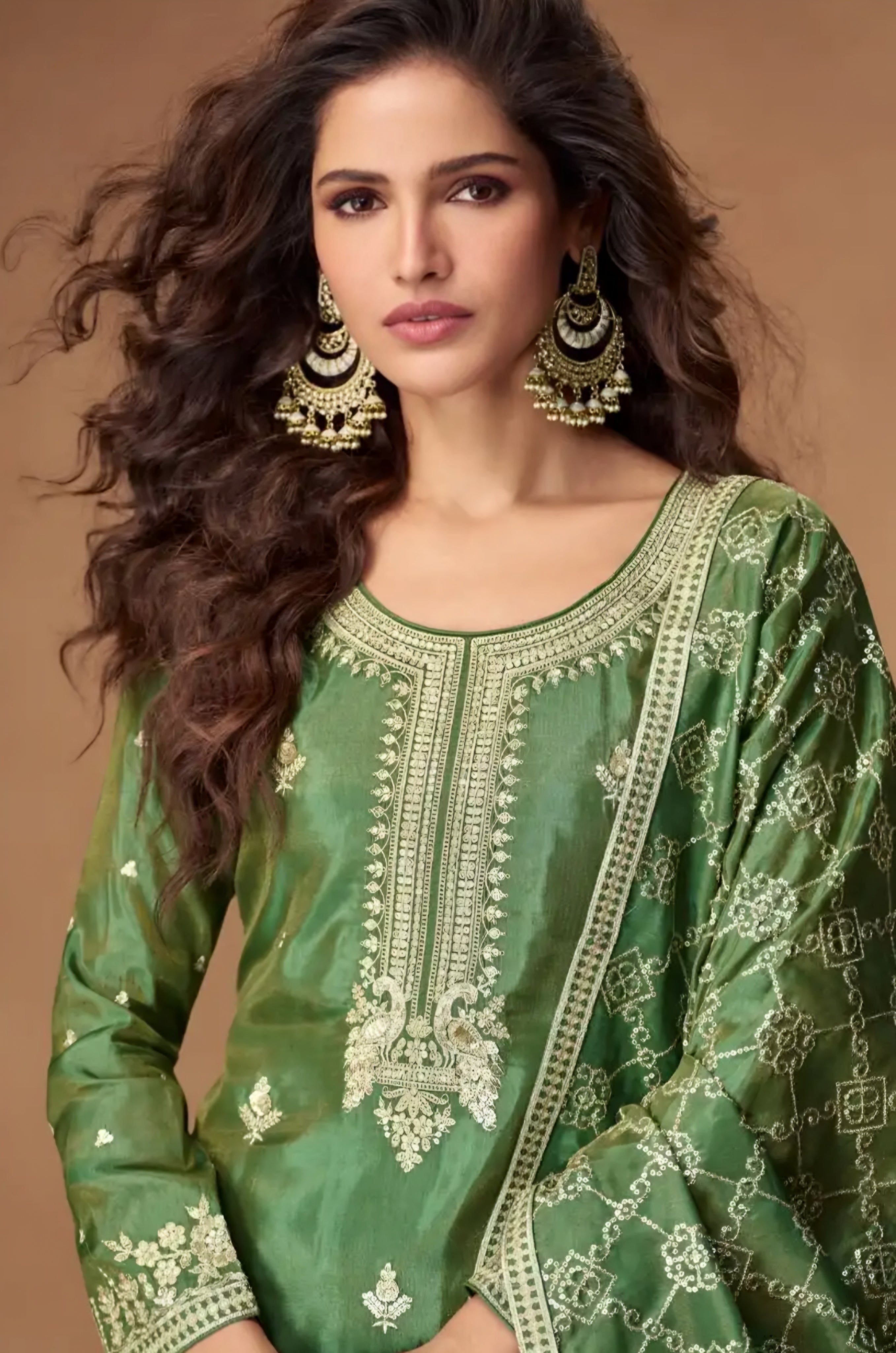 Purple Embroidered Silk Salwar Kameez with Dupatta – Indian Ethnic Wear Australia
