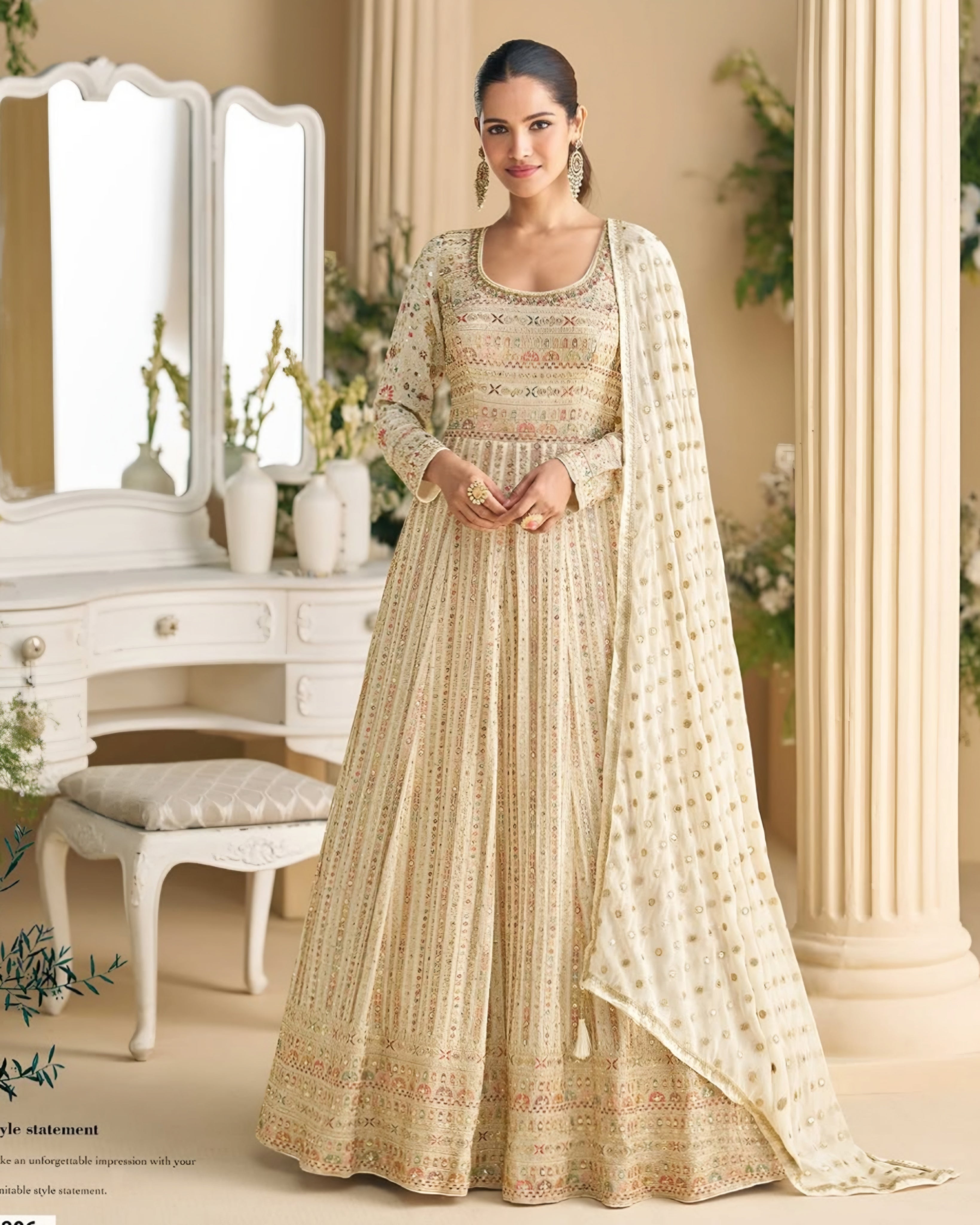 Heavy Embroidered Designer Anarkali Suits